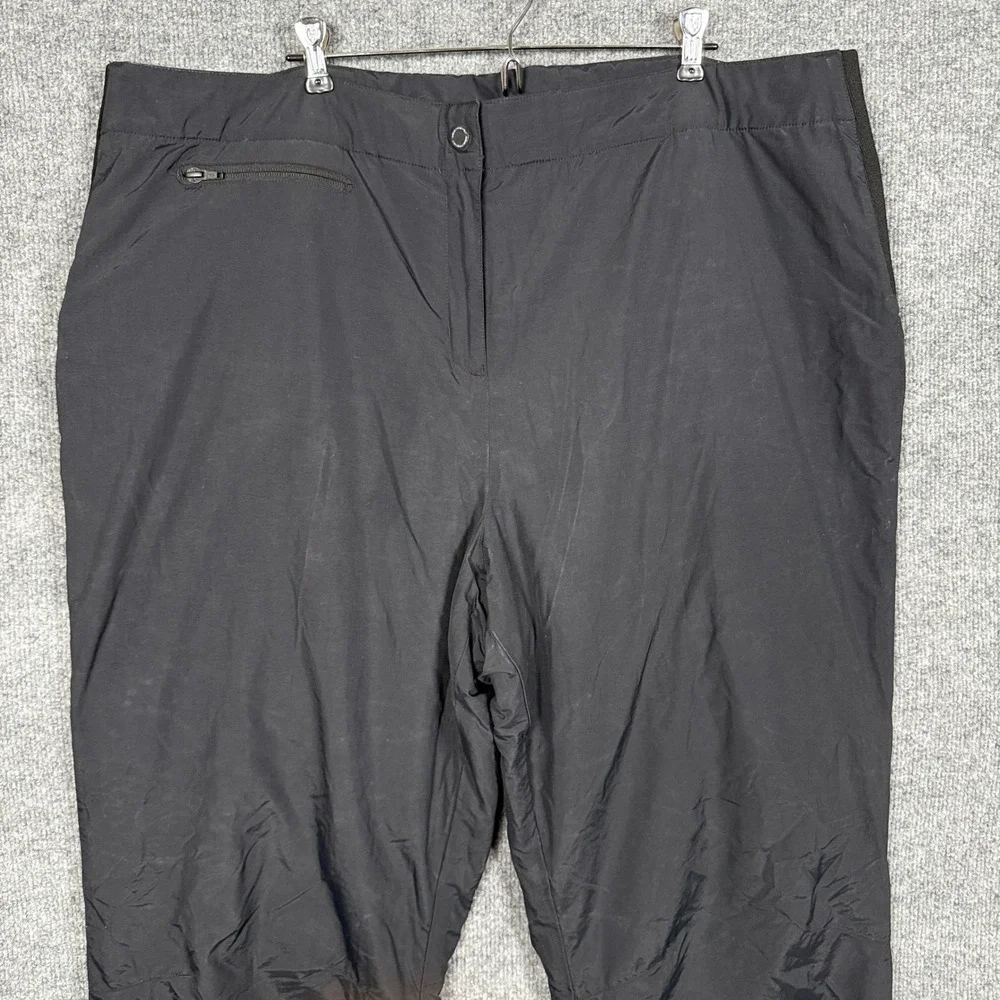 Obermeyer Womens Size 20 Pants Black Nylon Snow Ski‎ Insulated Outdoor Pull On